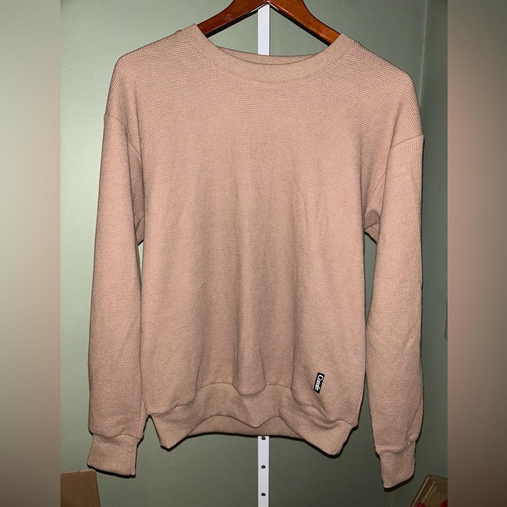 COMFRT Waffle Long Sleeve in the color Truffle